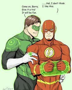 flash x green lantern|hal jordan x bruce wayne.